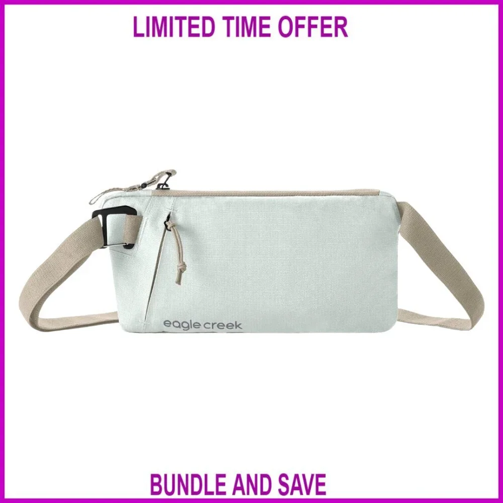 RFID-Blocking Sling Bag with Water-Resistant Material, Adjustable Strap